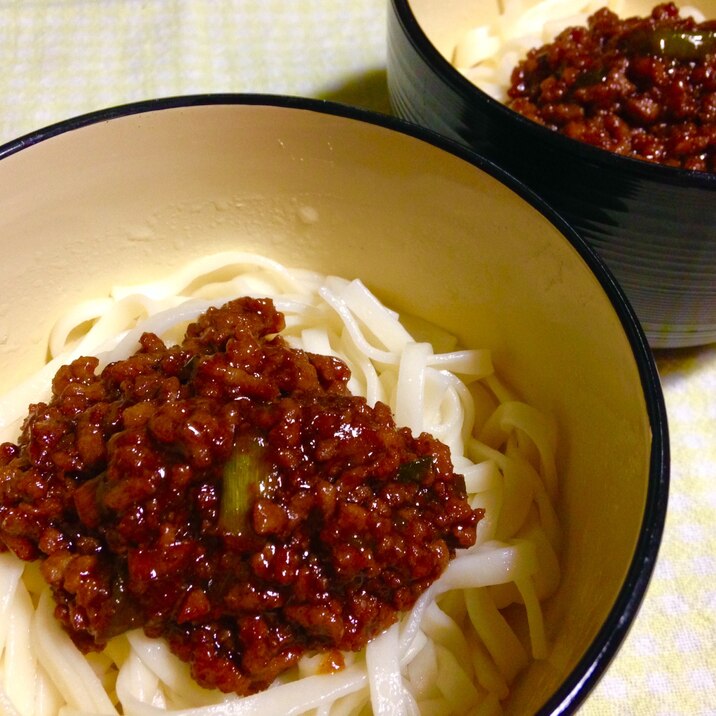 つけ麺用スープの素で★簡単肉うどん